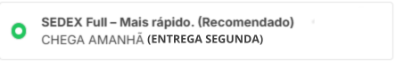 Prazo Sedex